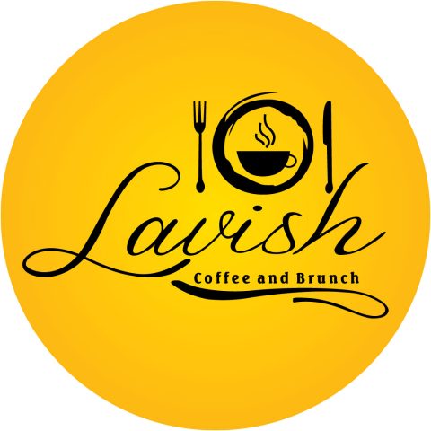 Lavish Café logo showcasing modern Vietnamese café branding